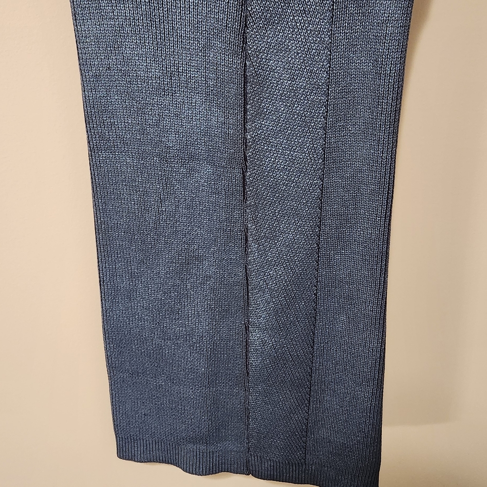 ASOS Women's Blue Metallic Corduroy Skirt